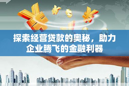 新郑探索经营贷款的奥秘，助力企业腾飞的金融利器