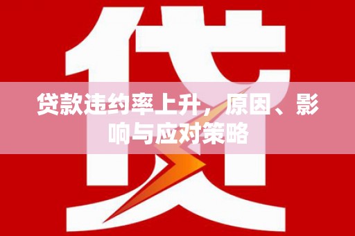新郑贷款违约率上升，原因、影响与应对策略
