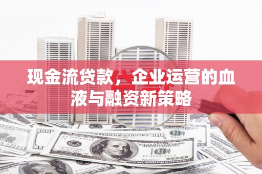 新郑现金流贷款，企业运营的血液与融资新策略