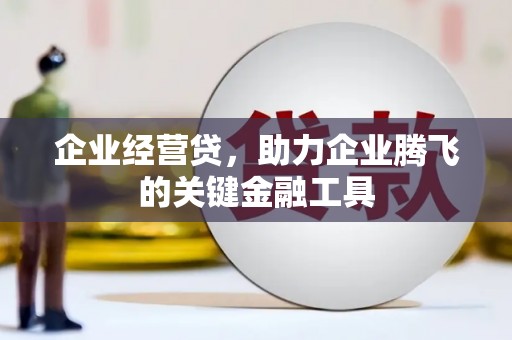 新郑企业经营贷，助力企业腾飞的关键金融工具