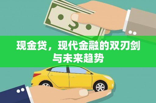新郑现金贷，现代金融的双刃剑与未来趋势
