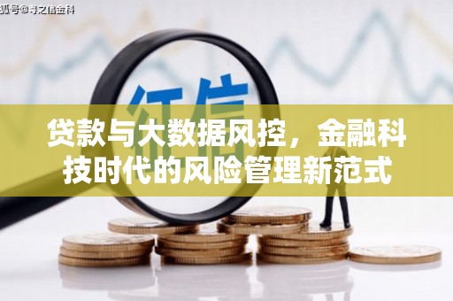 新郑贷款与大数据风控，金融科技时代的风险管理新范式