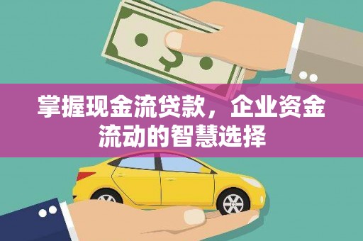 新郑掌握现金流贷款，企业资金流动的智慧选择