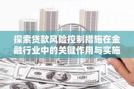 新郑探索贷款风险控制措施在金融行业中的关键作用与实施策略