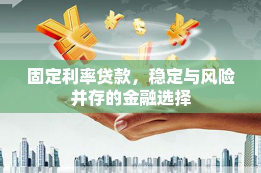新郑固定利率贷款，稳定与风险并存的金融选择