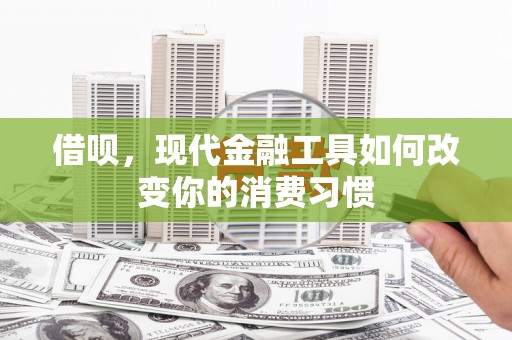新郑借呗，现代金融工具如何改变你的消费习惯