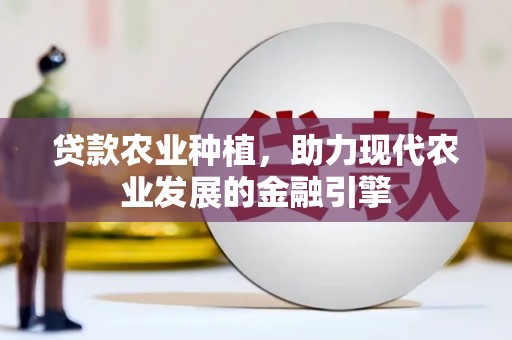 新郑贷款农业种植，助力现代农业发展的金融引擎