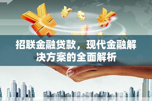 新郑招联金融贷款，现代金融解决方案的全面解析