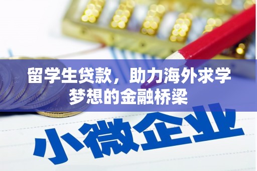 新郑留学生贷款，助力海外求学梦想的金融桥梁