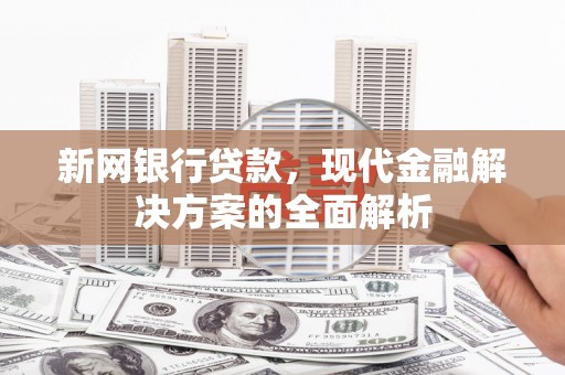 新郑新网银行贷款，现代金融解决方案的全面解析