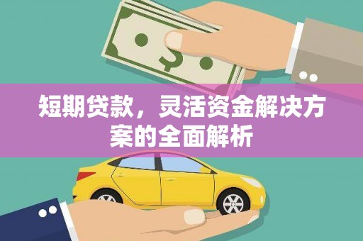 新郑短期贷款，灵活资金解决方案的全面解析