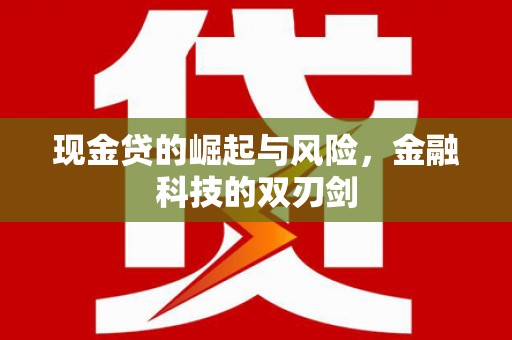 新郑现金贷的崛起与风险，金融科技的双刃剑
