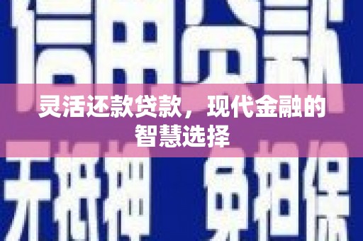 新郑灵活还款贷款，现代金融的智慧选择