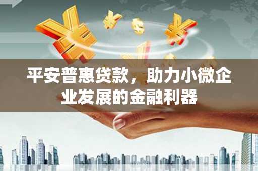 新郑平安普惠贷款，助力小微企业发展的金融利器