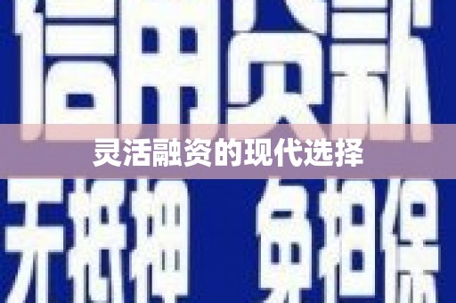 新郑灵活融资的现代选择