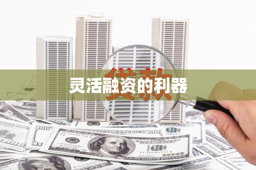 新郑灵活融资的利器