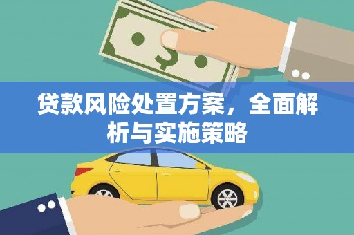 新郑贷款风险处置方案，全面解析与实施策略